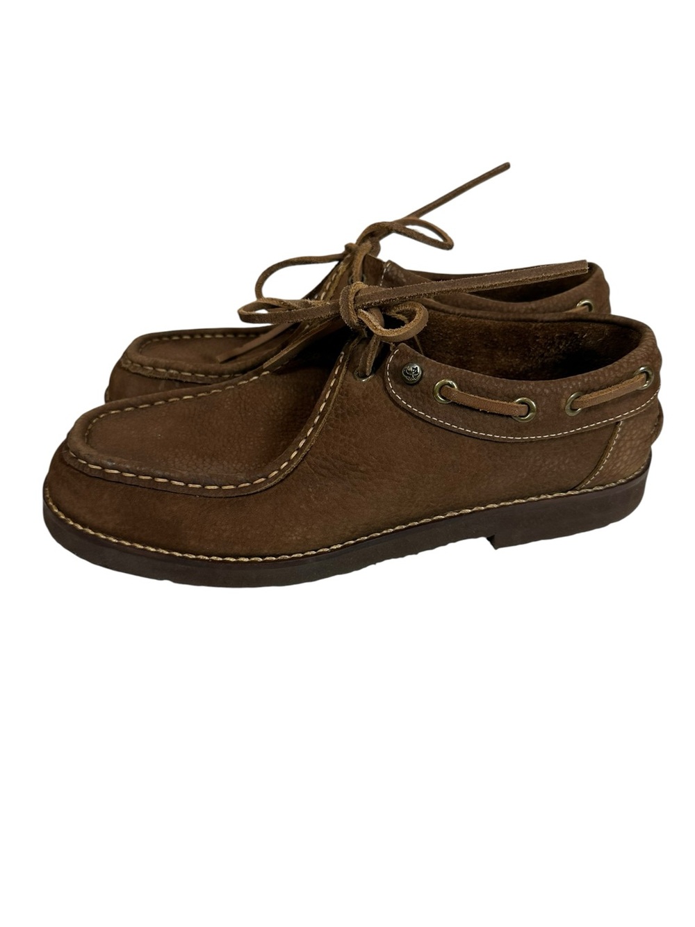 G.H. BASS & CO.  Women's 9 1/2 Brown Leather Lace up Loafer
